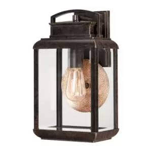 Image of Outdoor IP44 Wall Light Imperial Bronze LED E27 100W d02165