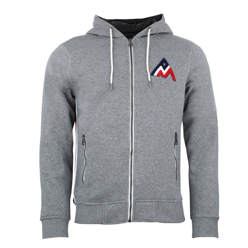 Image of Peak Mountain Hoodie fleece Peak Mountain Charles Gris Male M CHARLES/XH-GRIS CLAIR CHINE