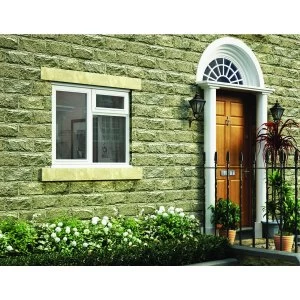 Image of Wickes White Timber Casement Window - LH Side Hung and Top Hung 1045 x 1195mm