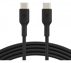 Image of BELKIN Braided USB Type-C to USB Type-C Cable - 2 m, Black