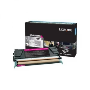 image of Lexmark X746A1MG Magenta Laser Toner Ink Cartridge