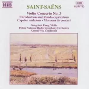Image of Violin Concerto No 3 by Camille Saint-Saens CD Album