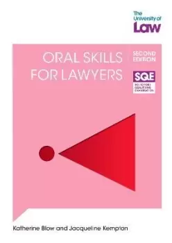 Image of SQE2 Oral Skills for Lawyers 2e by Katherine Blow