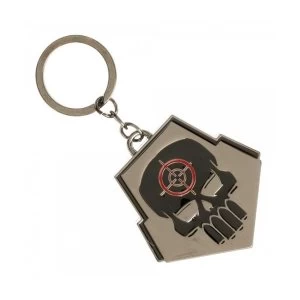 Image of Dc Comics Suicide Squad Deathshot Mask Keychain Multi colour ke44ywssq