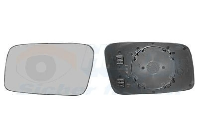Image of VAN WEZEL Wing mirror glass VAN WEZEL 5930835