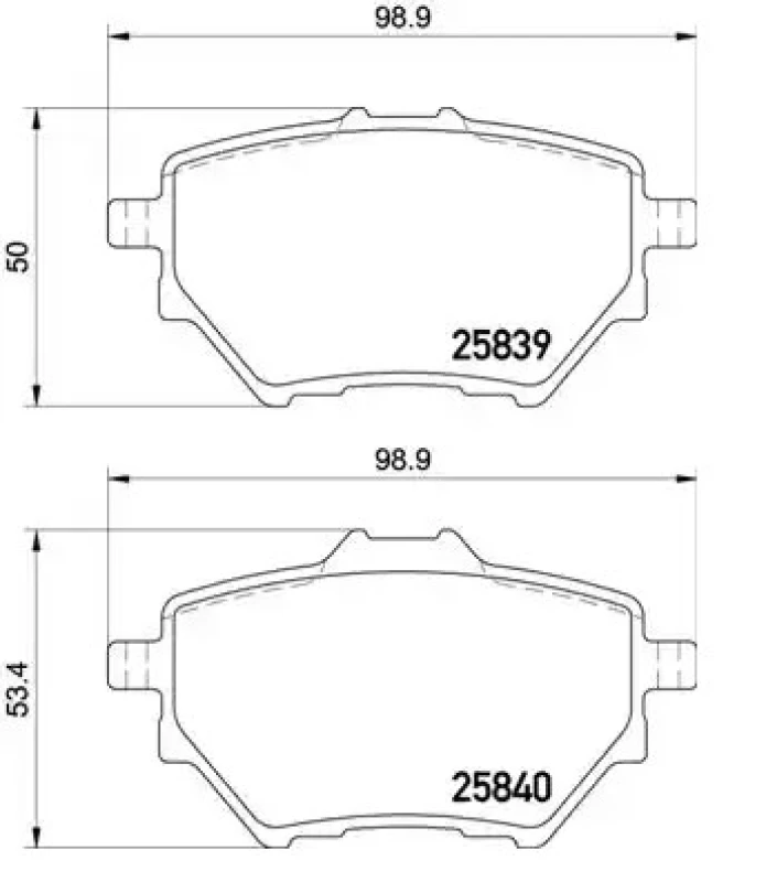 Image of Brake pad set VAICO V22-0464