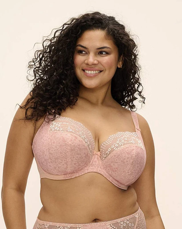 Image of Elomi Elomi Lucie Plunge Wired Bra Blush Pale Blush Female 36HH EB04833