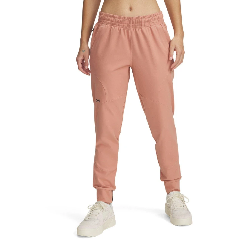 Image of Under Armour Womens Unstoppable Performance Tracksuit Bottom Pink female 12 (M)