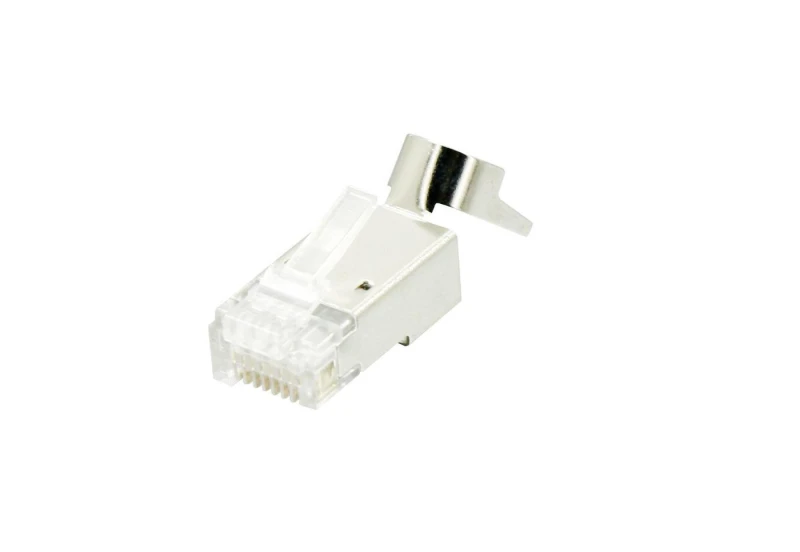 Image of Microconnect KON513-10 wire connector RJ45 Silver