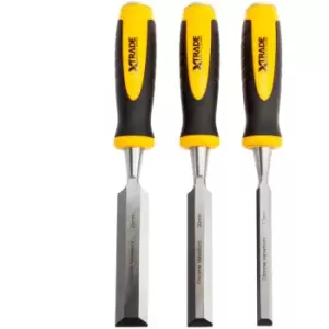 Image of X0900007 Bevel Edge Chisel Set in Pouch (3 Piece) X0900007 - Xtrade