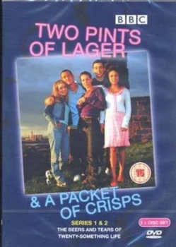 image of Two Pints of Lager and a Packet of Crisps Series 1 and 2 - DVD