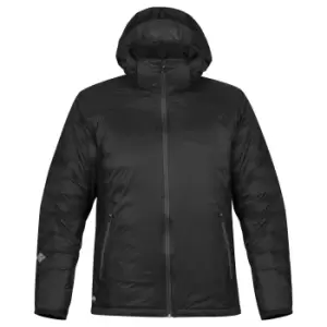 Image of Stormtech Mens Ice Thermal Jacket (3XL) (Black/Dolphin)