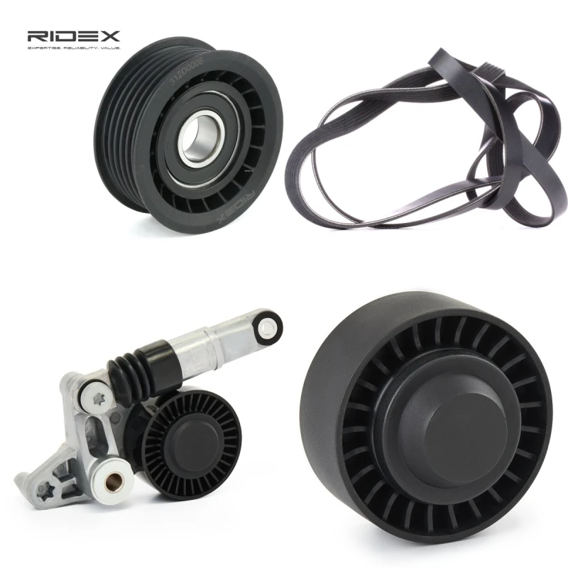 Image of RIDEX 542R0578 V-ribbed belt set V-Ribbed Belt Set (542)