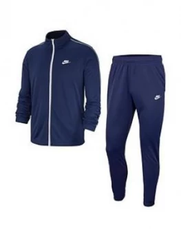 Image of Nike Woven Tracksuit, Navy/White, Size S, Men