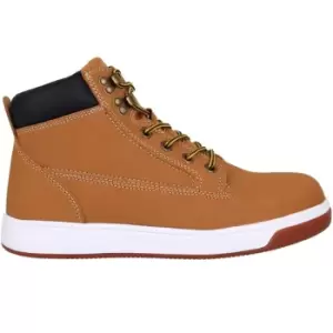 Image of Dunlop Nebraska Memory Foam Mens Safety Boots - Beige