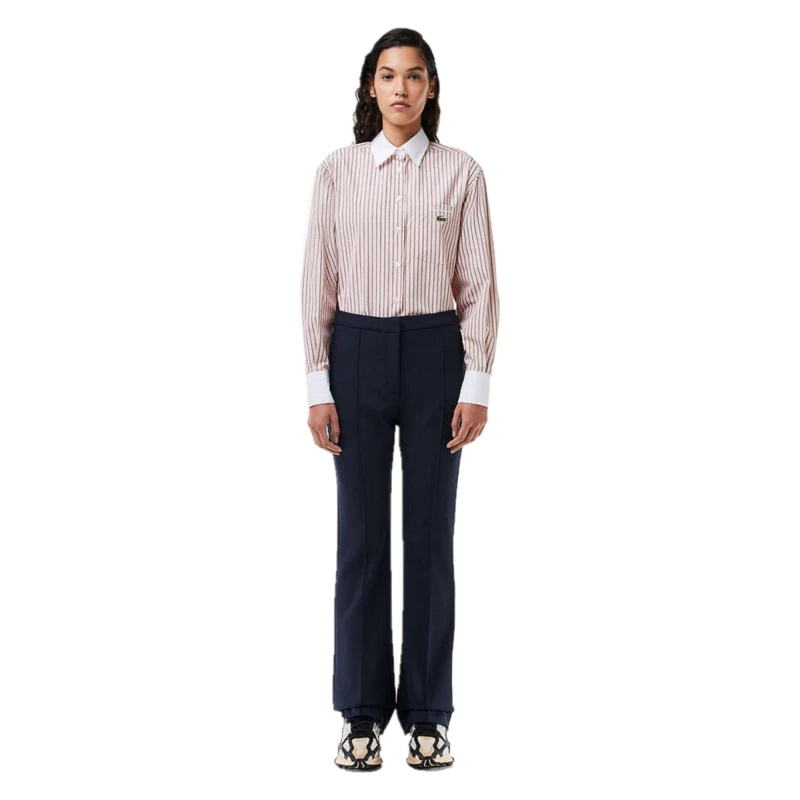 Image of Lacoste Womens Flared Trousers Abysm female 4 (32)