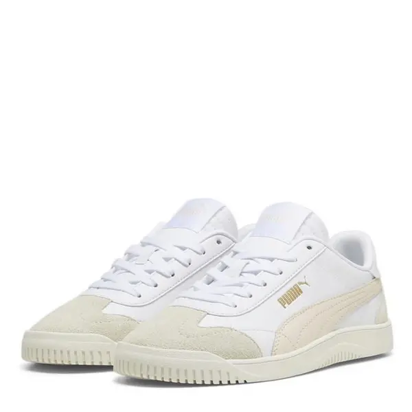 Image of Puma Womens Club 5V5 Sd Trainers - White/Pink White/Pink VTRWZ Female 6,7,8