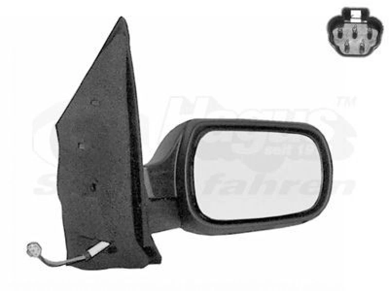 Image of VAN WEZEL Wing mirror VAN WEZEL 1805808