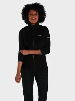 Image of Berghaus Prism Polartec Interactive Fleece Vest - Black, Size 8, Women