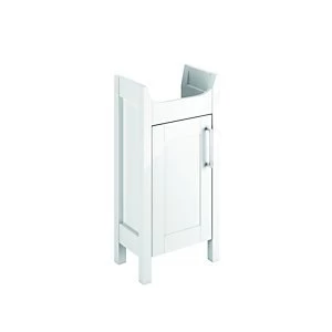 image of Wickes Frontera White Gloss Freestanding Vanity Unit 400 mm