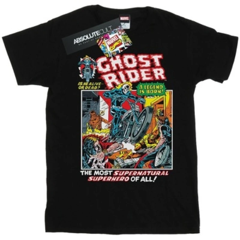 Image of Marvel Ghost Rider T-Shirt Black male