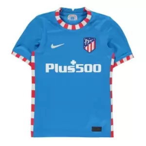 Image of Nike Atletico Madrid Third Shirt 2021 2022 Junior - Blue