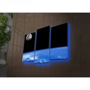 Image of 3PATDACT-31 Multicolor Decorative LED Lighted Canvas Painting (3 Pieces)