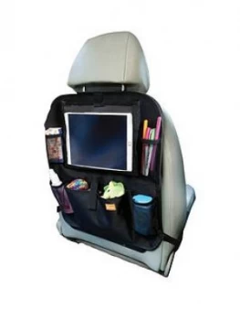 image of Dreambaby Backseat Organiser With Built-In Ipad Holder - Black