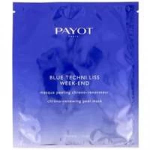 image of Payot Paris Blue Techni Liss Week-End: Chrono-Renewing Peel Mask x 10 Sachets