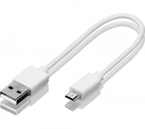 image of Logik 0.2m USB to Micro USB Cable LSMICWH16