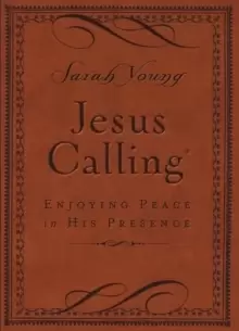 Image of Jesus Calling, Small Brown Leathersoft, with Scripture references : Enjoying Peace in His Presence