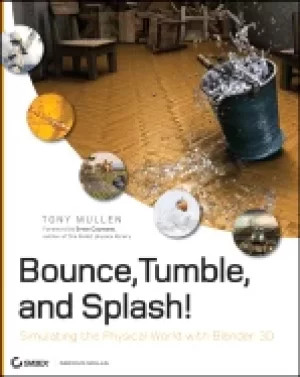 Image of bounce tumble and splash simulating the physical world with blender 3d