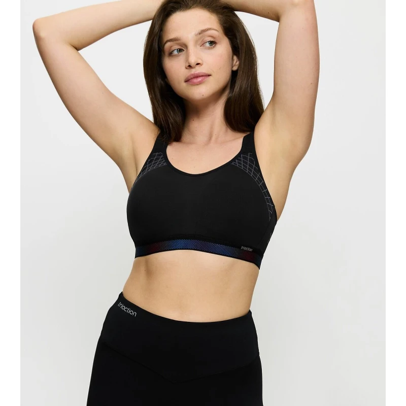 Image of Triumph Triaction Cardio Minimiser Sports Bra Black Polyester 40C