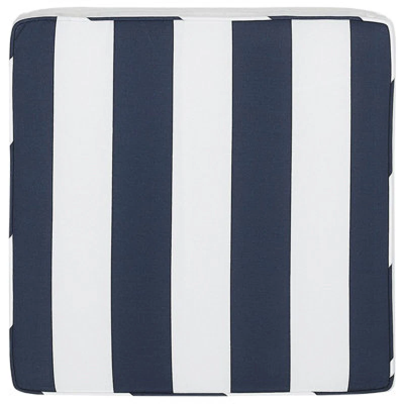 Image of Beliani Garden Chair Cushion Sassari 46 X 46cm Navy Blue