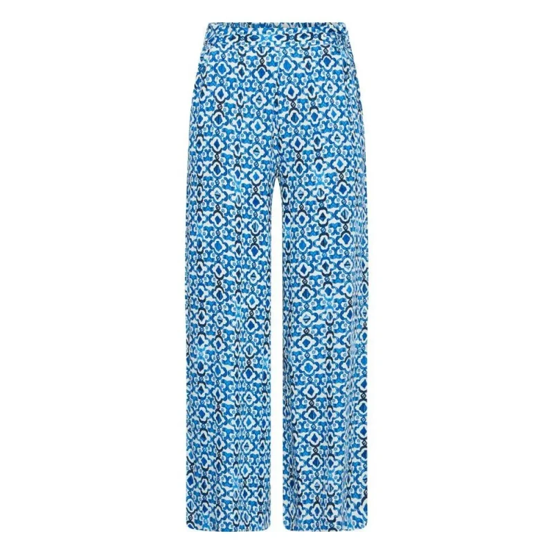 Image of Ichi Womens Trousers Ichi Marrakech Bleu Female L