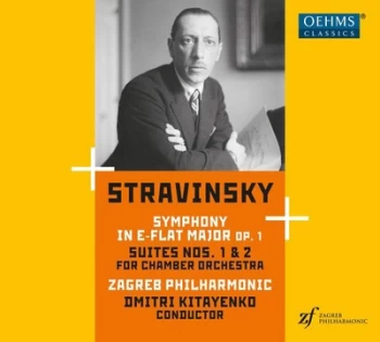 image of Stravinsky Symphony in E-flat Major Op 1/Suites 1 & 2 by Igor Stravinsky CD Album