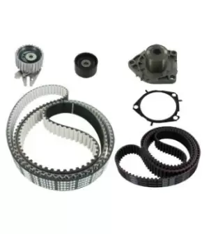 Image of SKF Water Pump + Timing Belt Kit VKMC 02193-2 FIAT,ALFA ROMEO,JEEP,Ducato Kastenwagen (250_, 290_),Ducato Bus (250_, 290_)
