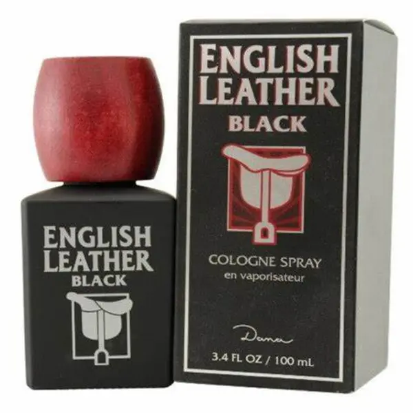 image of Dana English Leather Black Cologne For Him 100ml