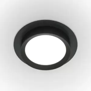 image of Maytoni Lighting - Maytoni Maytoni Hoop Round Recessed Downlight Black GX53