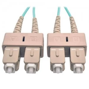 Image of Tripp Lite 10GB Duplex Multimode 50 125 OM3 LSZH Fiber Patch Cable SC