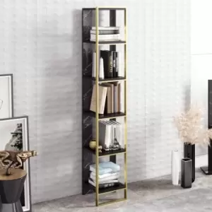 Image of Polka 5-tier Bookcase Shelving Unit