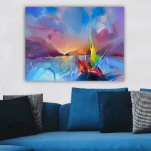 Image of 1054276691_70100 Multicolor Decorative Canvas Painting