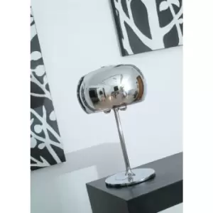 Image of Impex Deni 3 Light Table Lamp Chrome Crystal