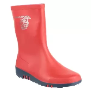 Image of Mini Childrens Wellingtons Red/Black Size 20
