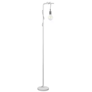 image of Wire Floor Lamp, White