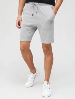 image of Jack & Jones Shark Jersey Shorts - Grey Marl , Grey Marl Size M Men