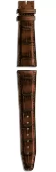 Image of IWC Strap Alligator Marron Brown For Folding Clasp XS