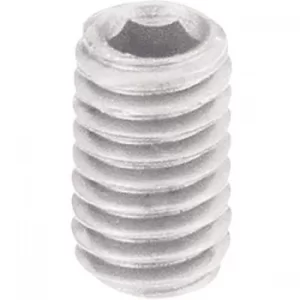 Image of Toolcraft Hexagonal Socket Grub Screws DIN 913 Polyamide M6 x 10mm...