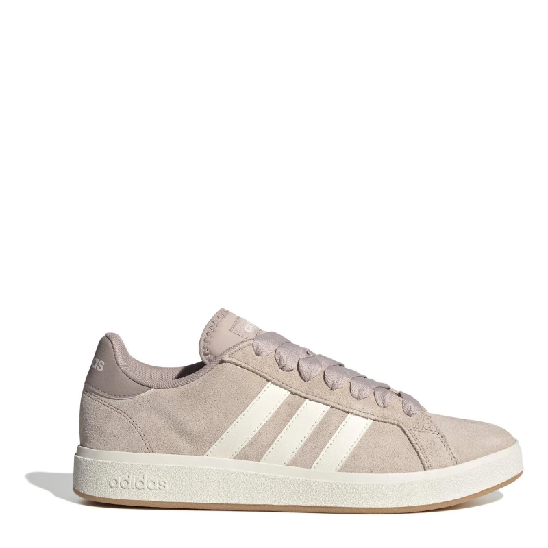Image of adidas adiads Grand Court Base 00s Shoes Mens Taupe/White male 7 (40.7)