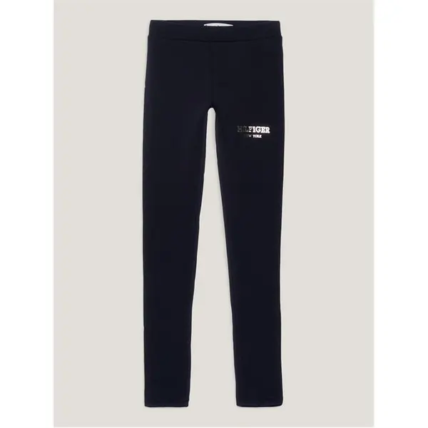 Image of Tommy Hilfiger Monotype Legging - Blue 4 - 5 Years